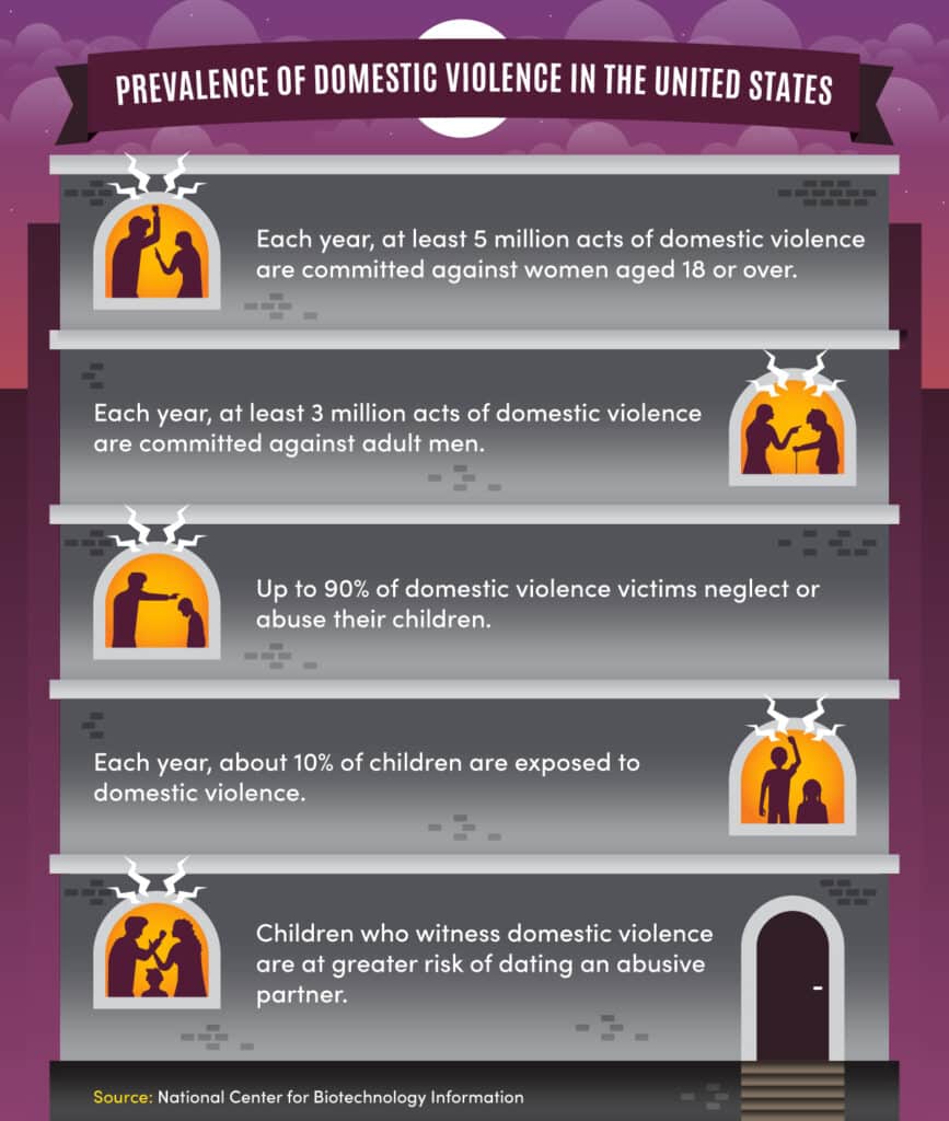 Prevalence of domestic violence in the United States